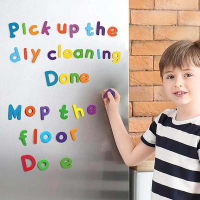 1 Set Abjad Dan Angka Edukasi Magnet Kayu Huruf Abc Untuk Belajar Anak Warni Mainan Edukasi Anak