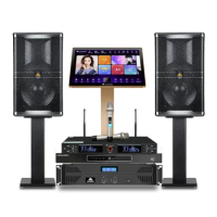 2023 New Set KV-V503 Karaoke Player Set 8TB HDD KTV Chinese Karaoke Machine with Wireless Microphone Professional Karoake System
