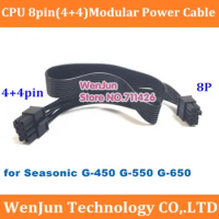 60cm black PSU 8pin to CPU 8pin(4+4) modular power cable for Seasonic SSR-450RM (G450) / SSR-550RM( G-550) / SSR-650RM (G-650)