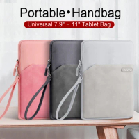 Universal Soft Tablet Liner Sleeve Bag For Samsung Galaxy Tab S7 S6 S5E S4 A7 Lite 8" S4 S3 Tablet Case Cover For Tab A 10.5 Bag