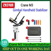 ZHIYUN Crane M3 Gimbal Handheld Stabilizer For Mirrorless Cameras Smartphone Action Cam Outdoor 3-Axis Stabilizer
