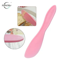 1pcs Kitchen Durable Spatula Cooking Dough Scraper Cream Butter Smoother Heat-Resistant Utensils Baking Cake Tools