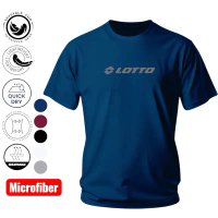 LOTTO T-Shirt Microfiber Quick Dry Bernafas Ringan Sesuai untuk Kulit Sensitif