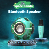 M18 panda wireless Bluetooth speakerS mini mecha desktop loudspeaker box outdoor portable home karaoke sound system caixa de som