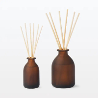 【MUJI 無印良品】空間芬香油/60ml.綠意+專用藤枝/60ml用.8入
