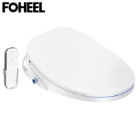 FOHEEL Electronic Bidet Black Gold Silver Auto SPA Smart Toilet Seat Knob LED Display Toilet Cover F4-6