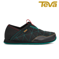 【TEVA】Re Ember 童鞋 兩穿式防潑水法國麵包鞋/休閒鞋/懶人鞋 黑(TV1135290CBCGRN)