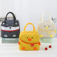 Kawaii Children Portable Insulated Thermal Picnic Food Cute Cartoon Lunch Bag Box Tote Food Fresh Cooler Bags Pouch for Kids Bag