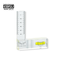 EBISU  4吋  水晶式透明直角定規 / 角尺 (無磁)  ( ED-SQ )