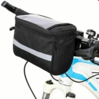 Bicycle Front Handlebar Bag Bike Frame Pannier Organizer Pouch MTB Waterproof Phone Bags Multifunction Portable Shoulder Bag