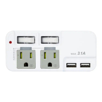 2開2插 2USB 安全高溫斷電分接器(插座分接器 USB分接器 USB插座 電源插座 高溫斷電)
