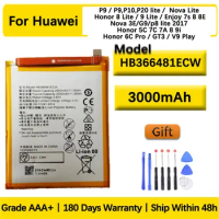 Battery For Huawei P9 10 20 Lite Nova Lite Honor 5C 7C 7A 9i 8 Lite 6C Pro GT3 V9 Play Enjoy 7s 8 8E Nova 3E G9 P8 Lite 2017