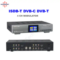 HD to ISDBT DVB-T DVB-C 4 Route Modulator Satlink ST/WS-7990 AV HD H.264 Encoding Encoder Modulator DVB ISDB RF Modulator