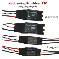 Hobbywing XRotor Brushless ESC 2-6S 10A 15A 20A 40A SimonK No BEC High Refresh for 4-Axis 6-Axis Multi-Axis Electric Adjustment