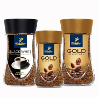 Tchibo Gold Selection Premium Instant Coffee / Black and White coffee (100gm - 200gm) Golden