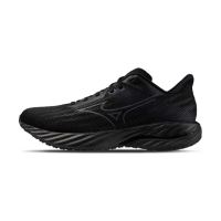 【MIZUNO 美津濃】Mizuno Wave Inspire 21 女鞋 超寬楦 黑色 平織網布 波浪片 支撐 慢跑鞋 J1GD2546-03
