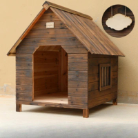 Wood Small Dog House Supplies Fence Playpen Indoor Dog House Accessories Kennel Caseta Perros Para Exterior Pets Products YN50DH
