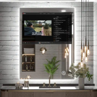 Customized New Magic Mirror Photo Smart Bathroom Mirror Tv For House Mirror Hotel