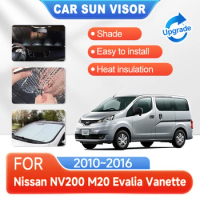 Car Full Coverage Sunshades For Nissan NV200 M20 Evalia Vanette 2010~2016 Protectors Sunscreen Window Sunshade Cover Accessories