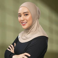 Lozy Hijab - Inner Hijab Series Lozy x Bianca (New Colors Bandana, Tali Belakang, Ninja Neck Ciput V