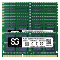 Sologram 10PCS DDR3L 4GB 8GB laptop Ram PC3 10600 12800 1066 1333 1600 MHZ DDR3L 1.35v Sodimm Notebook memoria ram ddr3