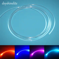 Superbright Optic PMMA Fiber Cable 2.5mm/3.0mm Side Emitting Guiding Light Edge Lighting EL Wire Replacement Lighting Decoration