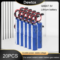 20PCS Q6BAT 3V 1800mAh PLC Battery CR17335SE-R CNC Lithium Li-ion Batteries for CNC System Servo for Mitsubishi