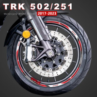 Motorcycle Wheel Sticker Waterproof for Benelli TRK 502 TRK 251 TRK502 TRK251 Accessories 2017-2023 2022 Rim Strip Tape Decals