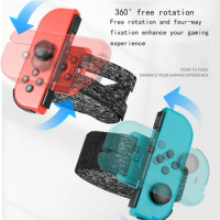 2Pcs 360° Rotating Game Bracelet Strap for Nintendo Switch Game Controller Dance Wristband for NS Dance Bracelet
