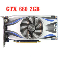 GTX 660 2GB Graphics Cards GeForce GPU 192Bit GDDR5 Video Card for NVIDIA Map GTX 660 2GD5 2G Hdmi Dvi DP Used