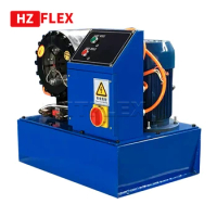 CE approved 1/4 inch to 1-1/4 inch electric hydraulic hose pressing machine with 7 sets of dies