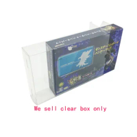 Transparent PET cover box for 3DS Japan version for Monster Hunter 4 Limited game console colorful box storage display