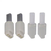 2x Toilet Lid Damper Buffer Mounting Connector CW Ccw Toilet Lid Components for Bathroom Washing Machine Toilet Seat Repair