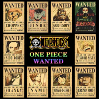 Anime One Piece Luffy Gear 5 Nika Billion Bounty Wanted Posters Four  Emperors Action Figures Vintage Wall Decoration Poster Toys