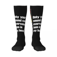 1N23456 Only Your Sound Can Overcome The Hum Contrast color socks INS style Compression Socks Funny Geek Creative