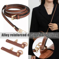 Alloy reinforcement Genuine Leather Strap Transformation Conversion Hang Buckle Punch-free Replacement for Longchamp