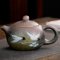 茶壺 景德鎮陶瓷茶壺單壺泡茶老式粗陶耐熱家用功夫茶具大小容量西施壺