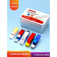 Bộ 10 ổ cứng flash USB doanh nghiệp dùng cho đấu thầu và chào giá, dung lượng 1GB/2GB/4GB/8GB/128MB/