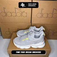 Sepatu Lari Anak Diadora Nevada JR LT Grey (DIACX250511G) Original* 35