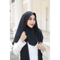 ￼Pashmina ภายในรูปไข่คอ/INSTANT OVAL HIJAB ฝาครอบคอ HIJAB KHIMAR HIJAB BERGO INSTANT BTCSOLO ยาว JUM