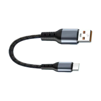 สาย USB C / USB แบบสั้น ข้อศอก 90 องศา สายชาร์จเร็ว ยาว 25 ซม.