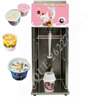 Commercial Automatic Ice Cream Mixer Mc Flurry Machine Frozen Soft Ice Cream Blender Yogurt Mixer Machine with Spoons