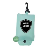 CUSTOM TAS BELANJA LIPAT SABLON LOGO NAMA/TAS LIPAT HOOK MEDIUM POCHES Mint