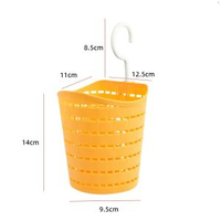 全城熱賣 - 掛式花盆蝴蝶蘭專用掛盆吊盆壁掛花籃掛架蘭花掛籃小盆栽吊籃花盆2個黃色小吊藍+帶掛鉤塑膠