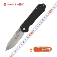 Ganzo G7452 G7452P FBKNIFE Firebird F7452 58-60HRC 440C G10 or Carbon Fiber Handle Folding Knife Outdoor Survival Camping Tool