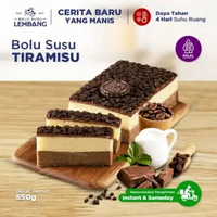 Bolu Susu Lembang Tiramisu - Reguler Pack (550gr) Oleh-oleh Khas Bandung
