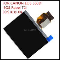 ต้นฉบับใหม่ SLR 550D หน้าจอแสดงผล LCD สำหรับ CANON EOS 550D EOS550D จอแอลซีดีที่มีแสงไฟกล้องอะไหล่ซ่อมจัดส่งฟรี