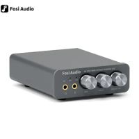 Fosi Audio K5 PRO USB Gaming DAC With Microphone Headphone Amplifier Mini Audio DAC for PS5 Desktop Powered Active Speakers