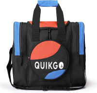 Bowling Ball Bag for Single Ball Tote Bowling Bag with Padded Ball Holder