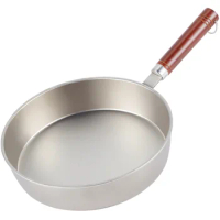 Pans Cookware Pure titanium pan household non-stick frying pan non-coating pan steak pan gas electric ceramic stove cooker 28cm